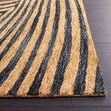 Safavieh Metro 4'-0" x 6'-0" Rug in Black / Gold