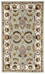Safavieh Heritage 3'-0" x 5'-0" Rug in Sage / Ivory
