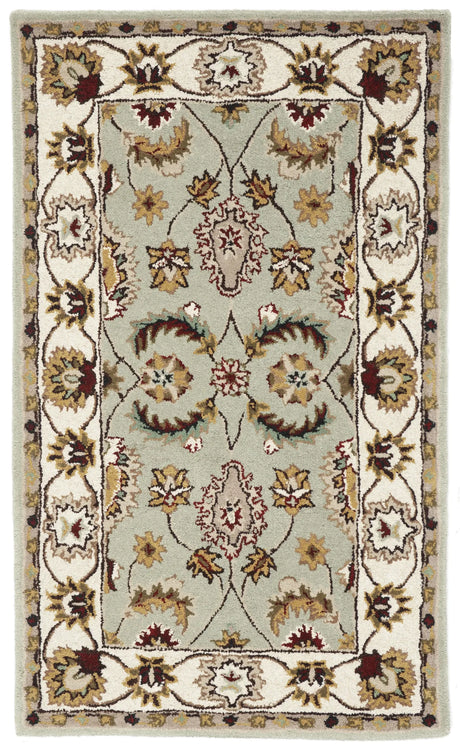 Safavieh Heritage 3'-0" x 5'-0" Rug in Sage / Ivory