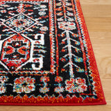 Safavieh Vintage Hamadan 4'-0" x 6'-0" Rug in Red / Black