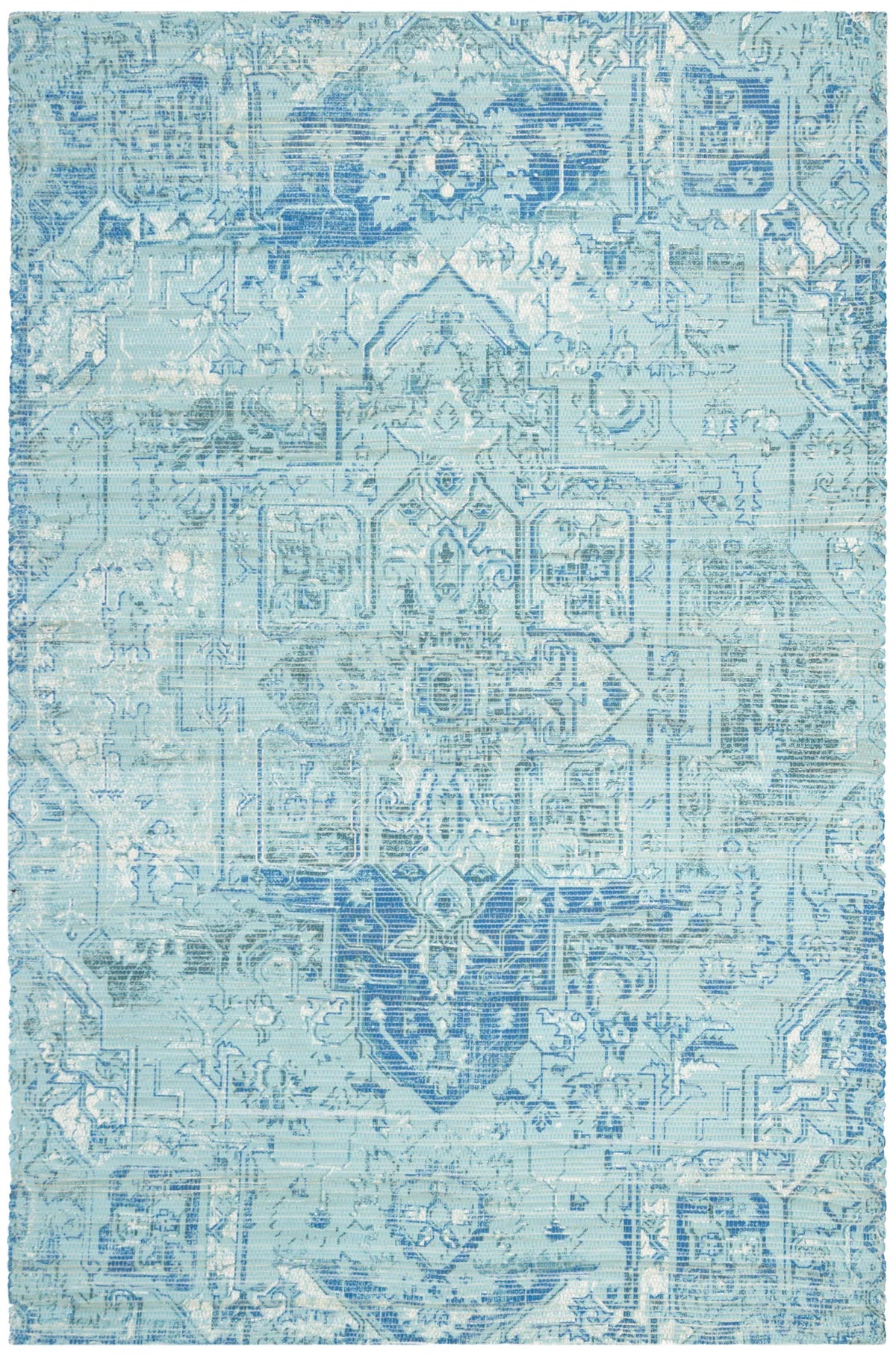 Safavieh Saffron 4'-0" x 6'-0" Rug in Aqua / Blue
