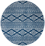 Safavieh Tulum 10'-0" x 10'-0" Rug in Navy / Ivory