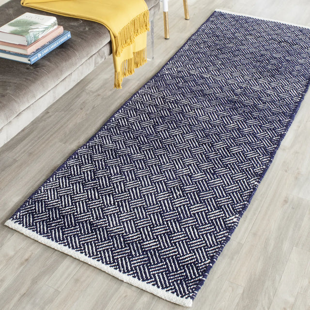 Safavieh Boston 2'-3" x 11'-0" Rug in Navy