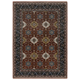 Oriental Weavers Sphinx Vivian VI04B Navy Rugs - main flat