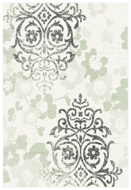 Safavieh Adirondack 4'-5" x 6'-5" Rug in Ivory / Green
