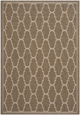 Safavieh Courtyard 4'-0" x 5'-7" Rug in Brown / Beige