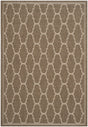 Safavieh Courtyard 4'-0" x 5'-7" Rug in Brown / Beige