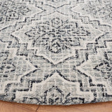 Safavieh Abstract 6'-0" x 6'-0" Rug in Dark Blue / Grey