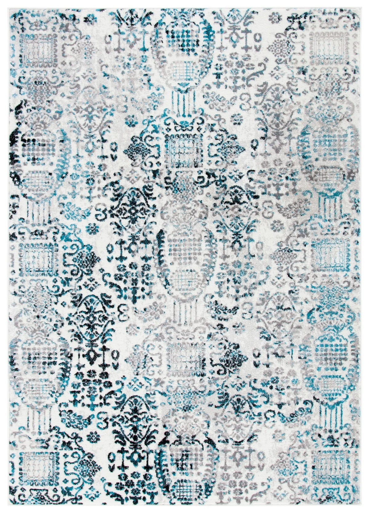 Safavieh Skyler 4'-0" x 6'-0" Rug in Grey / Blue