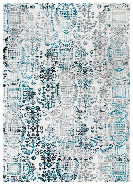 Safavieh Skyler 4'-0" x 6'-0" Rug in Grey / Blue