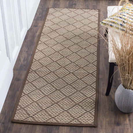 Safavieh Natural Fiber 2'-6" x 8'-0" Rug in Natural / Brown