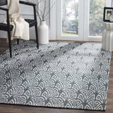Safavieh Cape Cod 4'-0" x 6'-0" Rug in Slate / Ivory