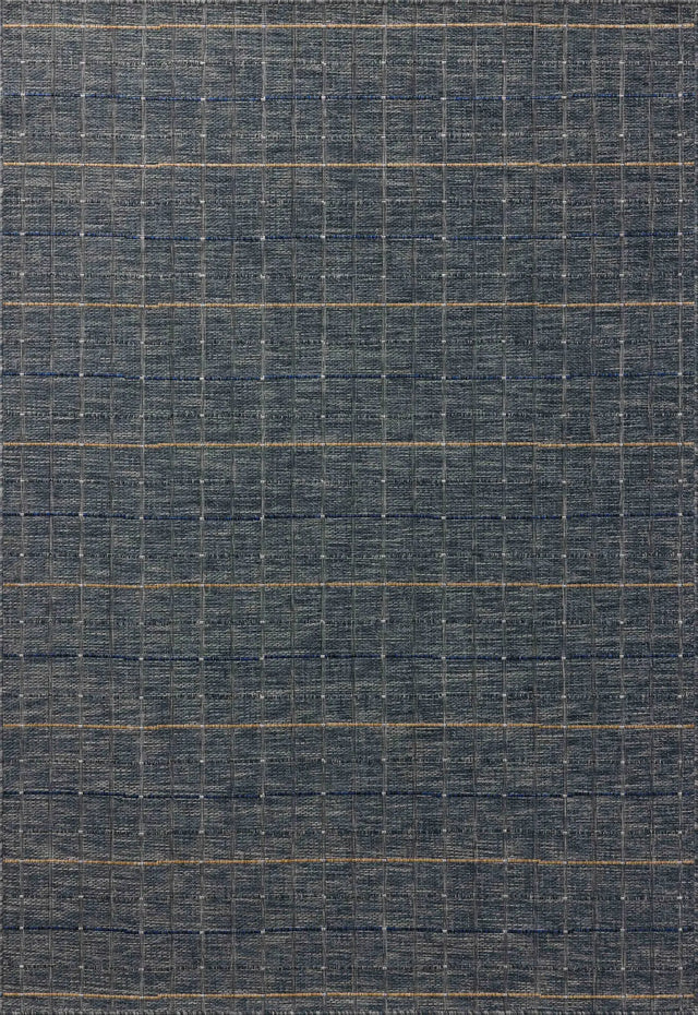 Loloi Birch BIR-02 Sky / Wheat Rug - main flat