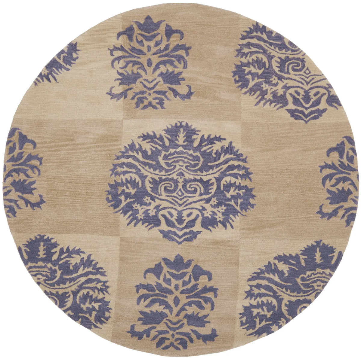 Safavieh Wyndham 7'-0" x 7'-0" Rug in Beige / Lavander