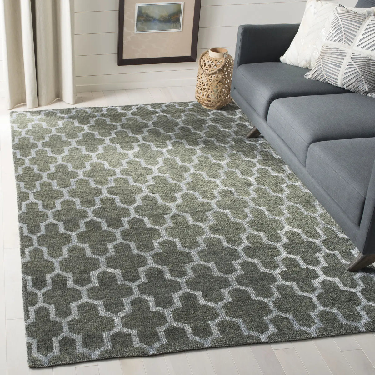 Safavieh Stone Wash 5'-0" x 8'-0" Rug in Charcoal