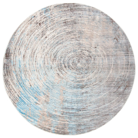 Safavieh Vintage Persian 5'-0" x 5'-0" Rug in Grey / Blue