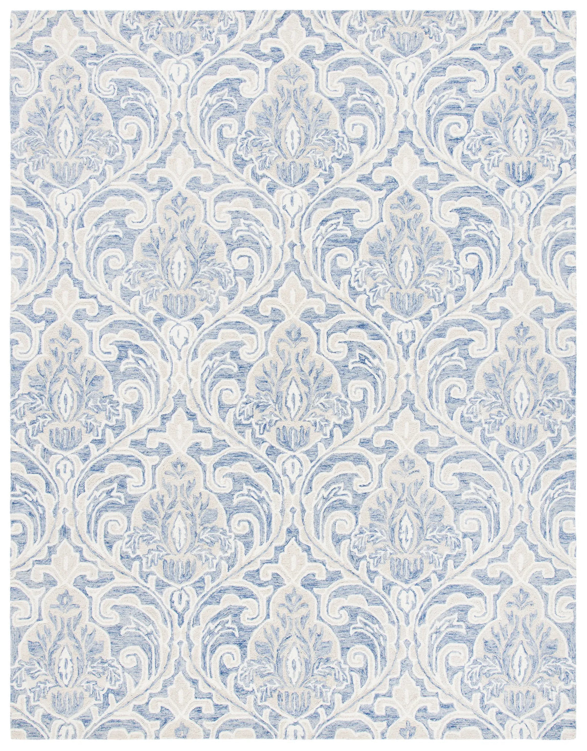 Safavieh Micro-Loop 10'-0" x 14'-0" Rug in Blue / Ivory