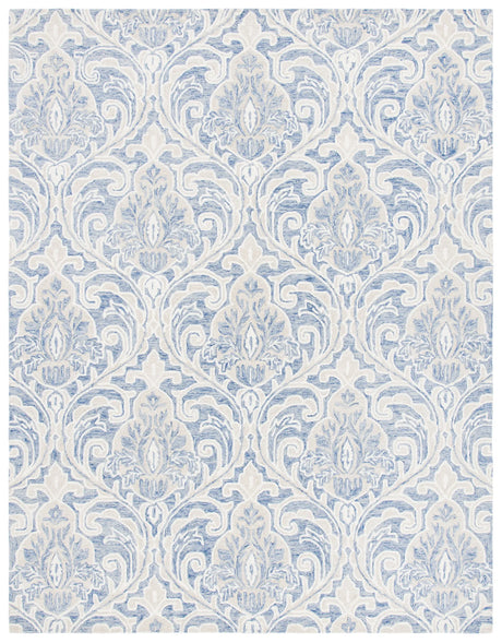 Safavieh Micro-Loop 10'-0" x 14'-0" Rug in Blue / Ivory