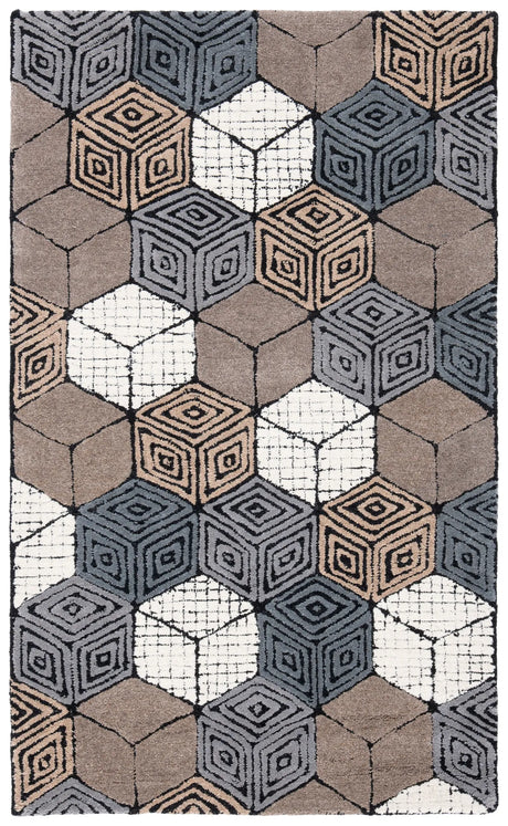 Safavieh Fifth Avenue 3'-0" x 5'-0" Rug in Ivory / Grey
