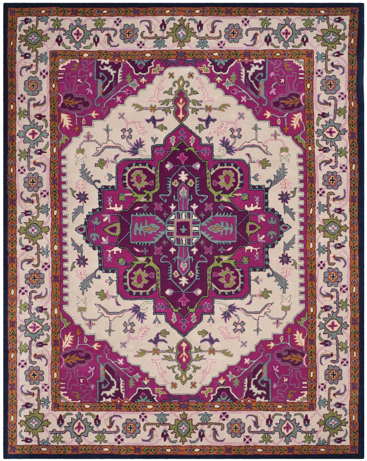 Safavieh Bellagio 10'-0" x 14'-0" Rug in Ivory / Pink