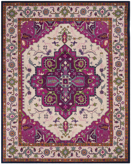 Safavieh Bellagio 10'-0" x 14'-0" Rug in Ivory / Pink