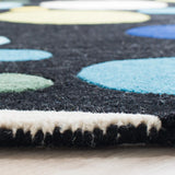 Safavieh Soho 6'-0" x 6'-0" Rug in Black / Multi