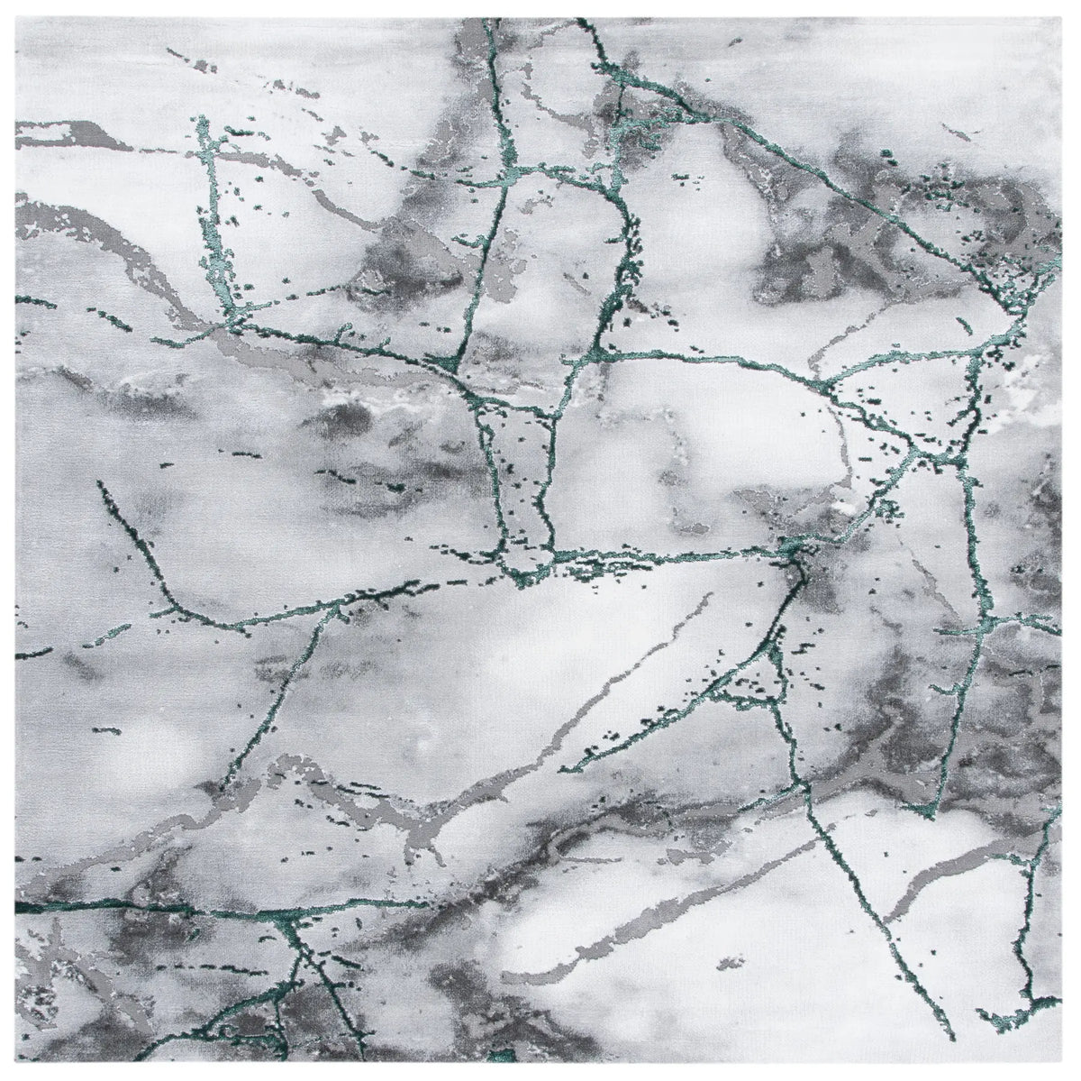 Safavieh Craft 6'-7" x 6'-7" Rug in Grey / Green