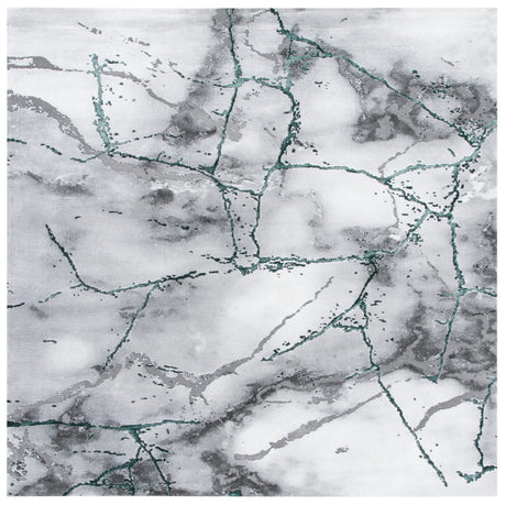 Safavieh Craft 6'-7" x 6'-7" Rug in Grey / Green
