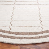 Safavieh Metro 6'-0" x 6'-0" Rug in Ivory / Brown