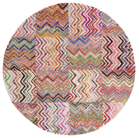 Safavieh Nantucket 4'-0" x 4'-0" Rug in Beige / Brown