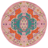 Safavieh Bellagio 5'-0" x 5'-0" Rug in Blue / Pink