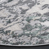 Safavieh Alenia 100 6'-7" x 6'-7" Rug in Grey / Blue