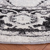 Safavieh Tulum 6'-7" x 6'-7" Rug in Ivory / Black