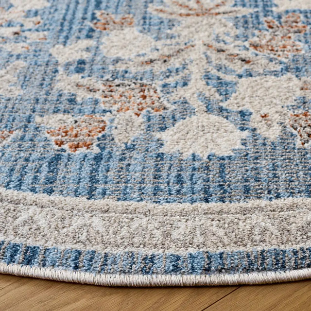Safavieh Grove 6'-7" x 6'-7" Rug in Blue / Ivory