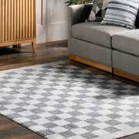 Nuloom Naya Checkered Grhn07B Blue Area Rug