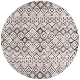 Safavieh Amsterdam 10'-0" x 10'-0" Rug in Light Grey / Brown