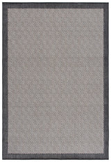 Safavieh Beach House 4'-0" x 6'-0" Rug in Black / Ivory