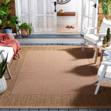 Safavieh Courtyard 8'-0" x 10'-0" Rug in Natural / Gold