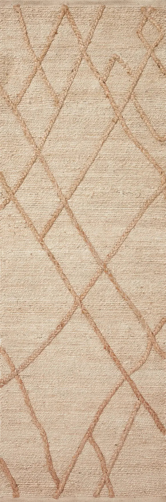 Loloi Bodhi Bod-01 Ivory/Natural Rugs - runner flat