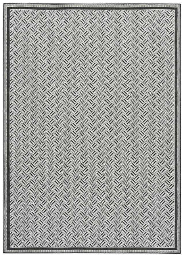 Safavieh Terrace 800 4'-0" x 6'-0" Rug in Black / White