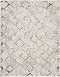 Nourison Glitz Glz02 Ivory/Grey Area Rug