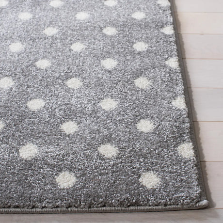Safavieh Carousel Kids 100 4'-0" x 6'-0" Rug in Grey/Ivory / Pink