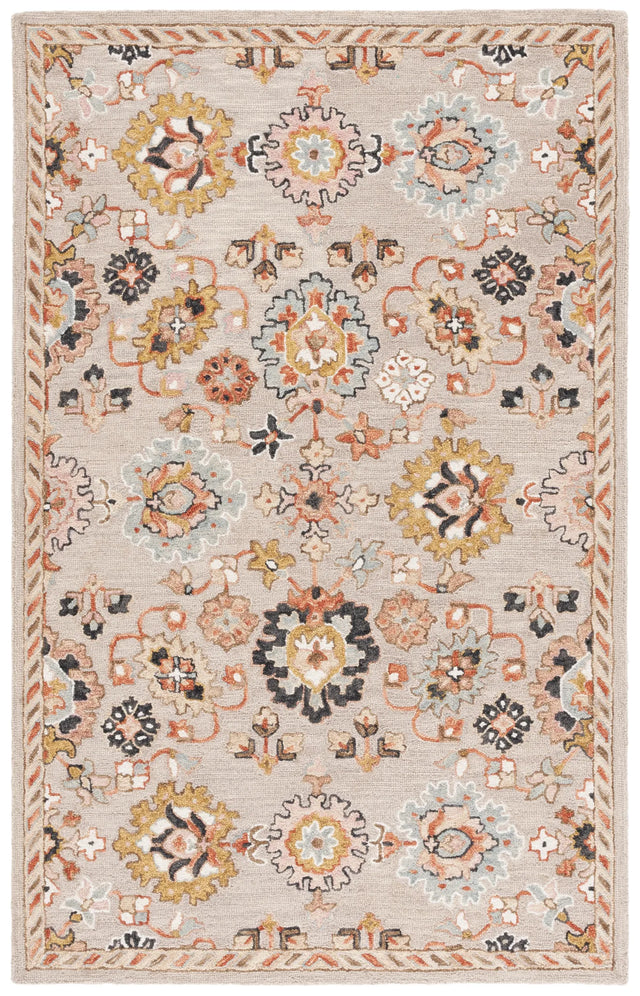 Safavieh Aspen 4'-0" x 6'-0" Rug in Grey / Pink