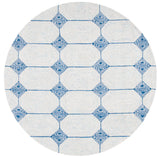 Safavieh Abstract 6'-0" x 6'-0" Rug in Ivory / Blue