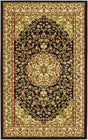 Safavieh Lyndhurst 3'-3" x 5'-3" Rug in Black / Ivory