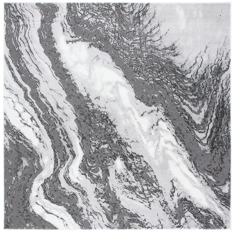 Safavieh Craft 6'-7" x 6'-7" Rug in Light Grey / Grey
