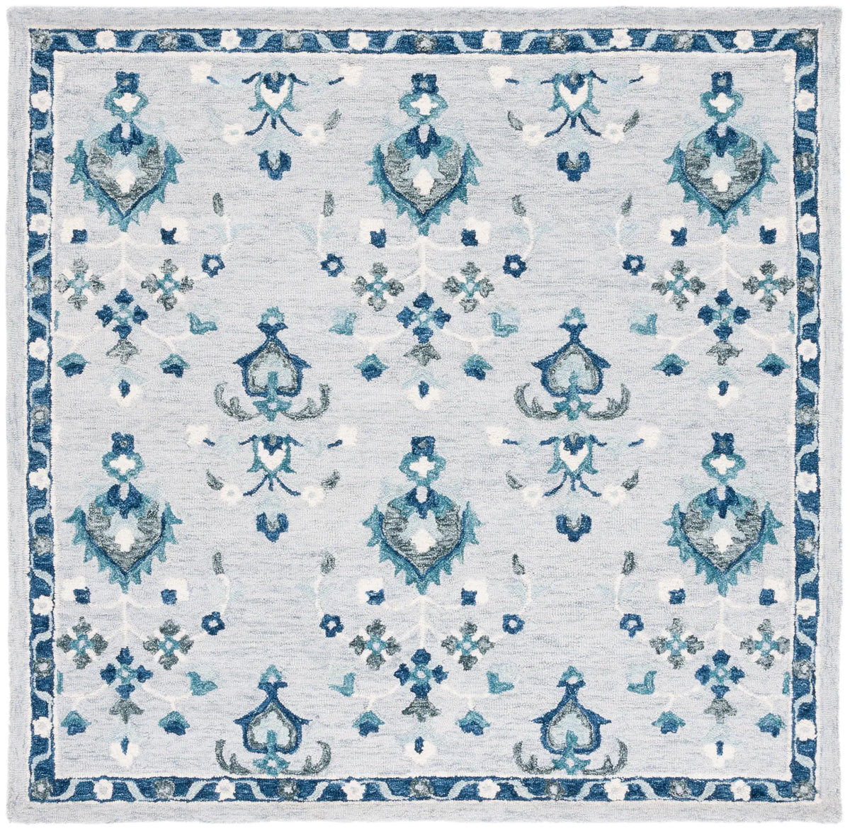Safavieh Metro 6'-0" x 6'-0" Rug in Blue / Ivory