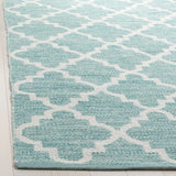 Safavieh Montauk 5'-0" x 8'-0" Rug in Teal / Ivory