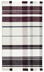 Safavieh Striped Kilim 4'-0" x 6'-0" Rug in Ivory / Grey