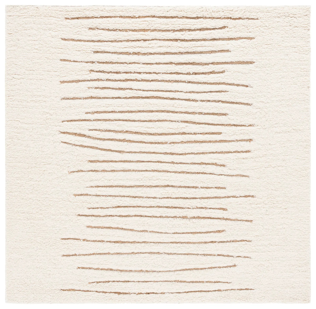 Safavieh Casablanca 6'-0" x 6'-0" Rug in Natural / Ivory